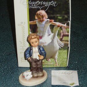 "The Little Banker" Hummel Figurine #2321 TMK9 With Box - Cute Little Saver Boy!